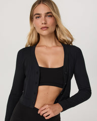 Long Sleeve Pose Mini Cardigan