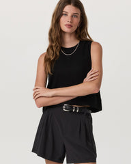 Trestles Twill Crop Tank