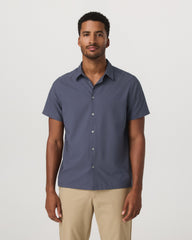 Short Sleeve Manhattan Button Down