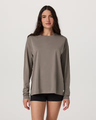 Long-Sleeve Feather Tee
