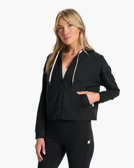 Granite Cropped Hoodie